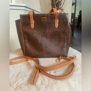 Vintage Etro Paisley print purse
